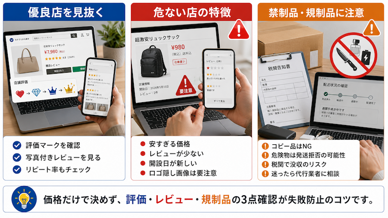 タオバオで安全な店舗を選ぶ方法