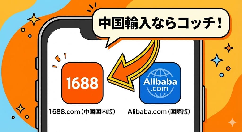 1688アプリをすすめる画像