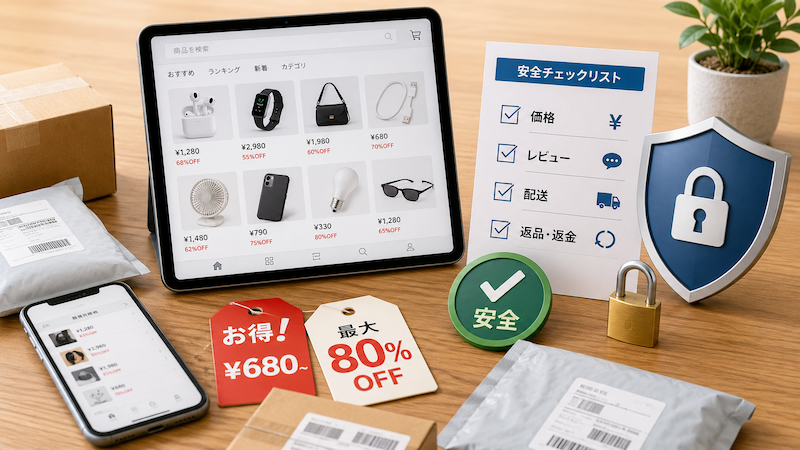 激安で買える理由と安全なサイトの見極め方