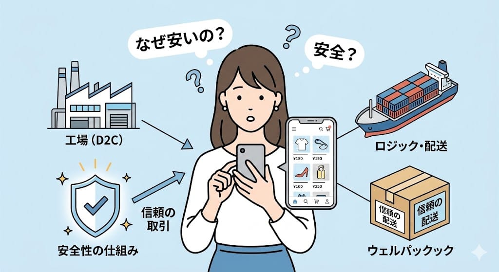 中国通販サイトが安くて安全な理由