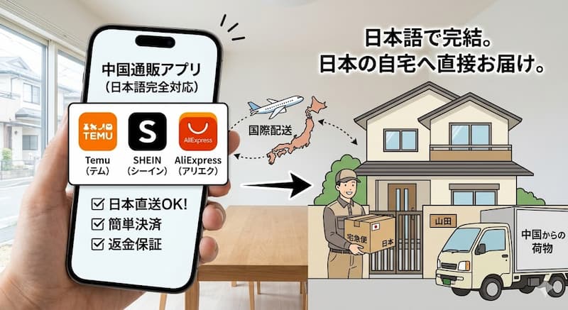 初心者向けのおすすめ中国通販アプリと日本直送の仕組み