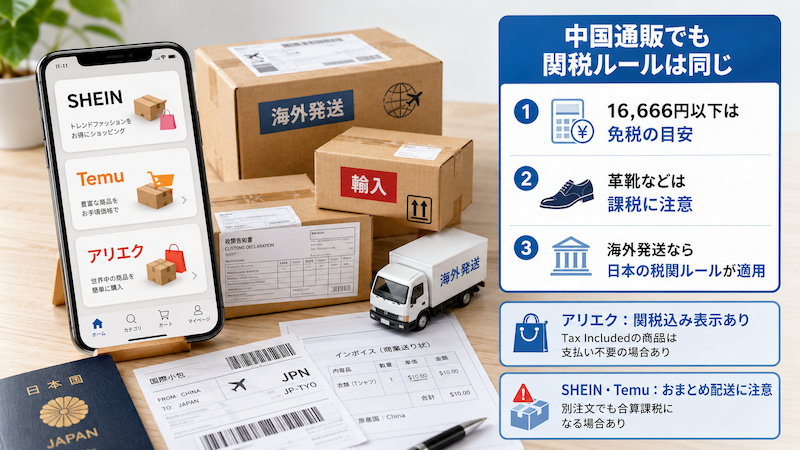 中国通販サイトの関税ルール