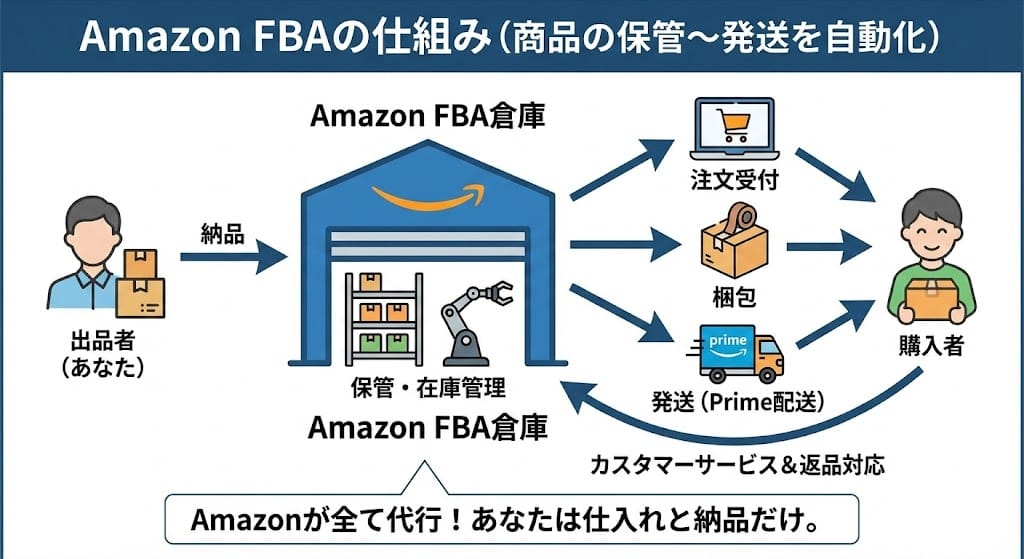 Amazon FBAのしくみ