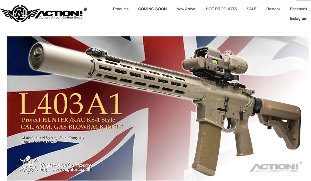 台湾エアガンショップAction Airsoft Store
