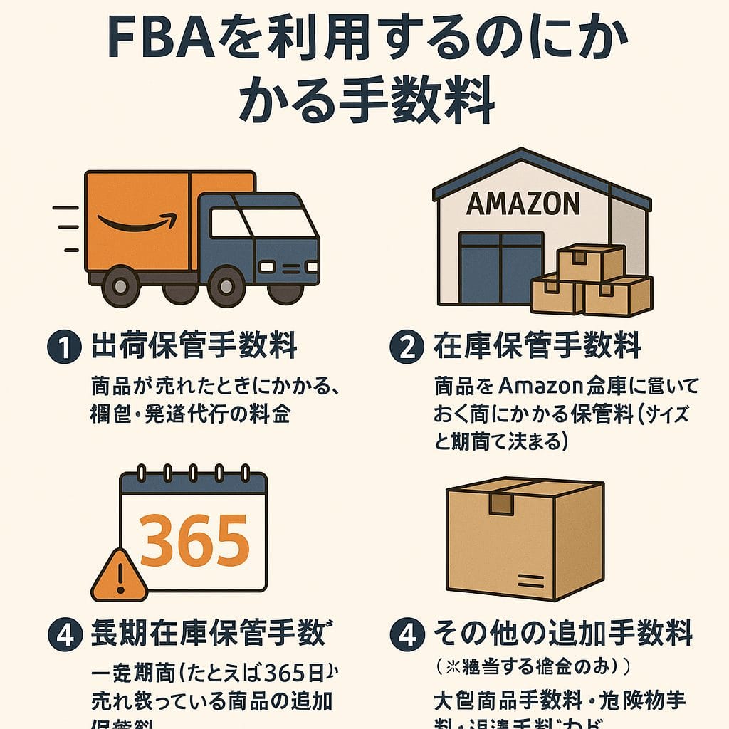 FBAを利用するのにかかる手数料