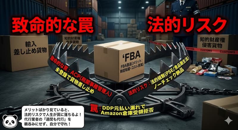FBA直送の罠と法的リスク