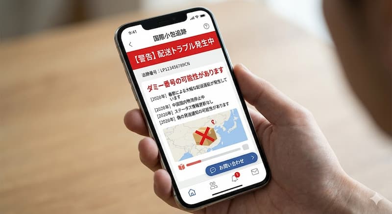 春節に荷物が届かないトラブルとダミー番号の対策