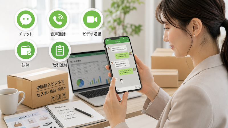 WeChatの基本機能と使い方