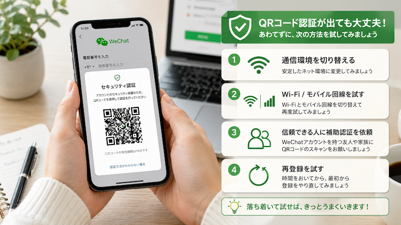 WeChatのQRコード認証対策