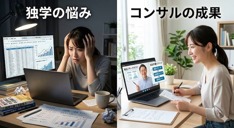 中国輸入ビジネスにおける独学とコンサルの違い