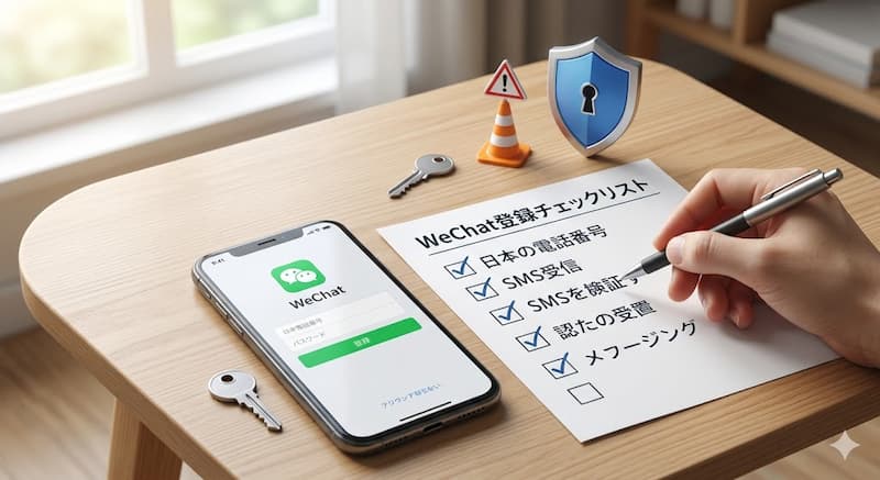 WeChat登録に必要なものと安全性の事前準備