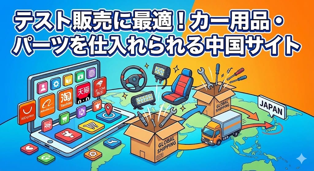 カー用品・車パーツを仕入れられる中国ECサイト