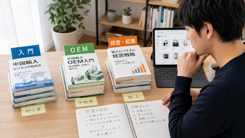 中国輸入の本を目的別に選ぶ方法