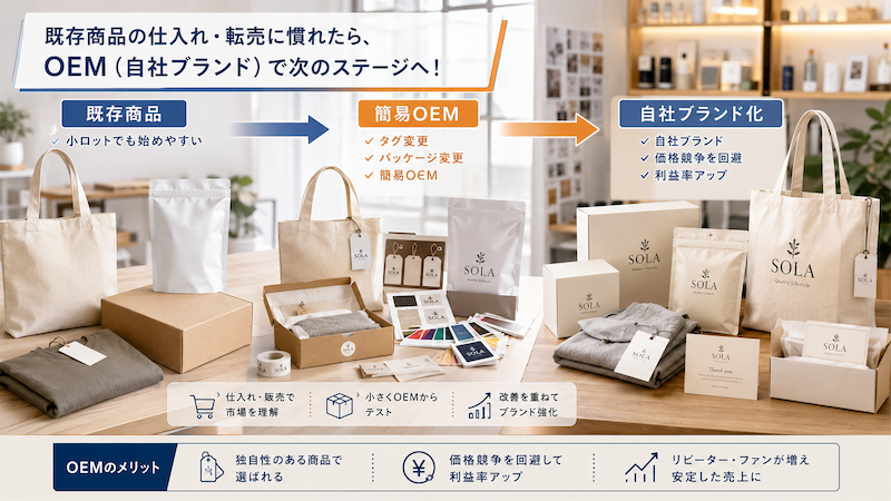 1688仕入れからOEMへ進める流れ