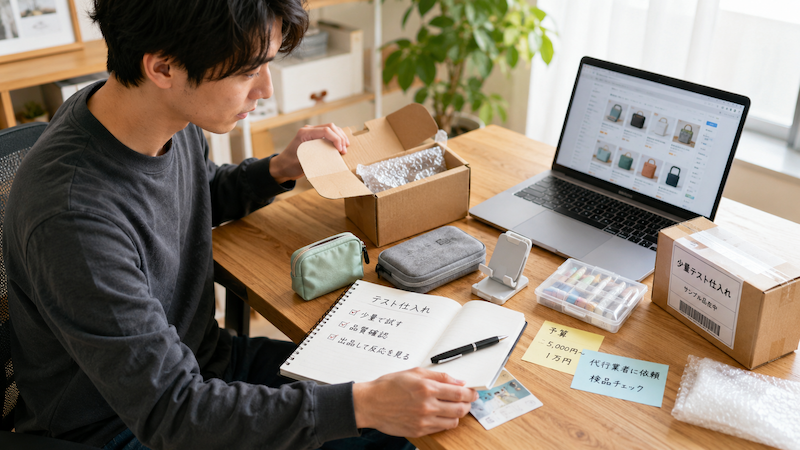 中国輸入の少額テスト仕入れ