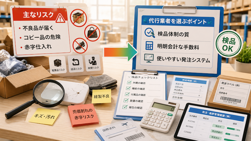 1688仕入れのリスクと代行業者選び