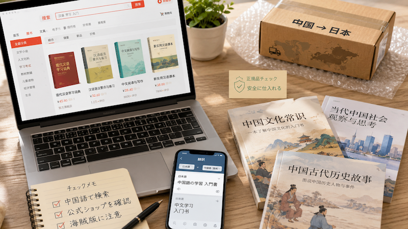 中国語の本を個人輸入する手順