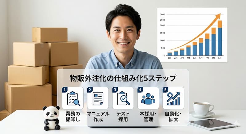 物販を外注化する手順