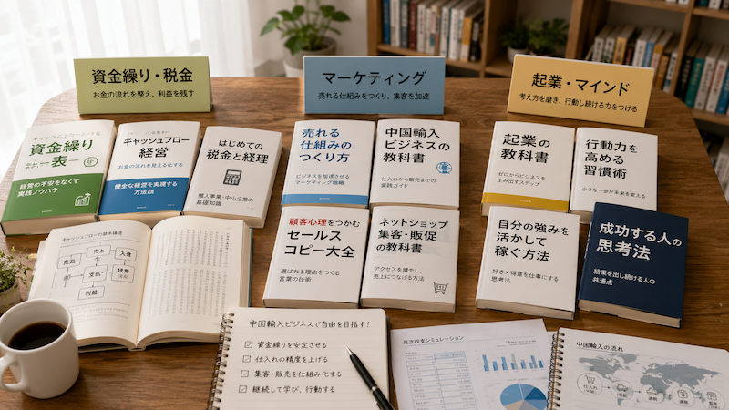 中国輸入セラー向けのビジネス書籍