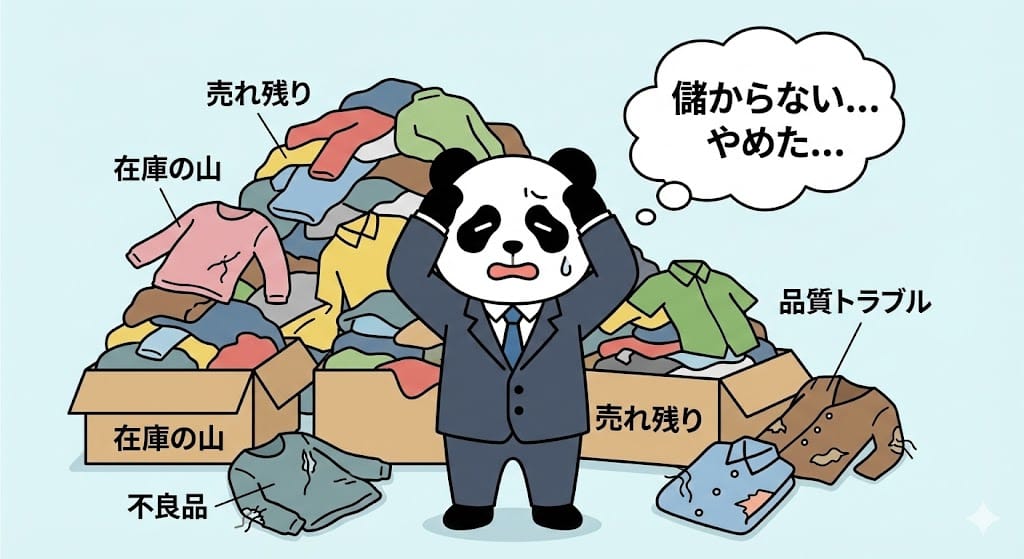 中国輸入アパレルが儲からないと言われる理由