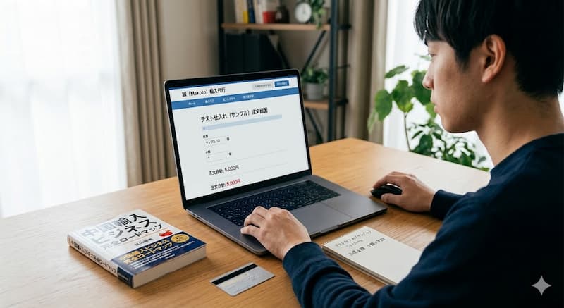 書籍で学んだ知識を活かした中国輸入のテスト仕入れ