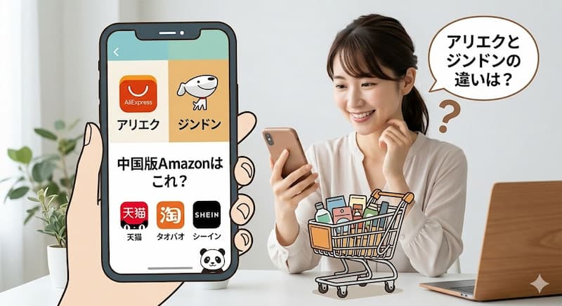 中国版Amazonと呼ばれるAliExpressやジンドン（JD）のイメージ