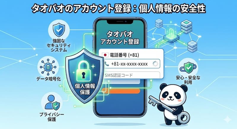 タオバオのアプリ登録や電話番号など個人情報のリスク