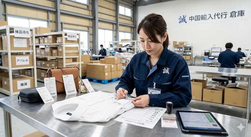 中国輸入代行業者の検品サービスとサポート