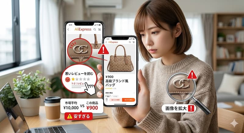 アリエクの危険な地雷商品の見分け方