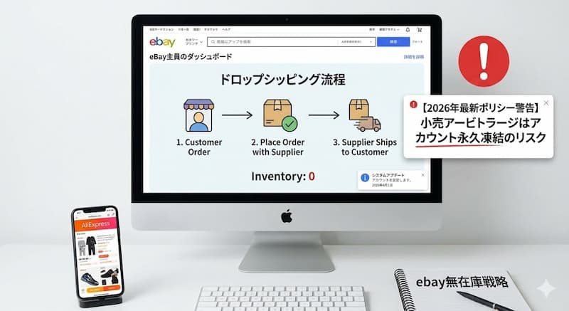 eBayで認められているドロップシッピングの仕組み