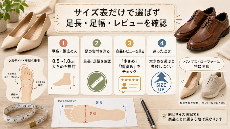 日本人が失敗しないサイズ選びのコツ