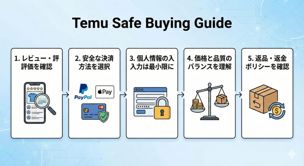 テム ジャパンで安全に買う方法