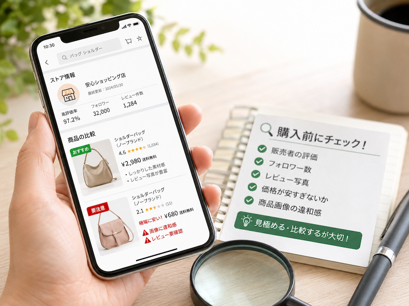 アリエクで偽物を避ける購入前チェック