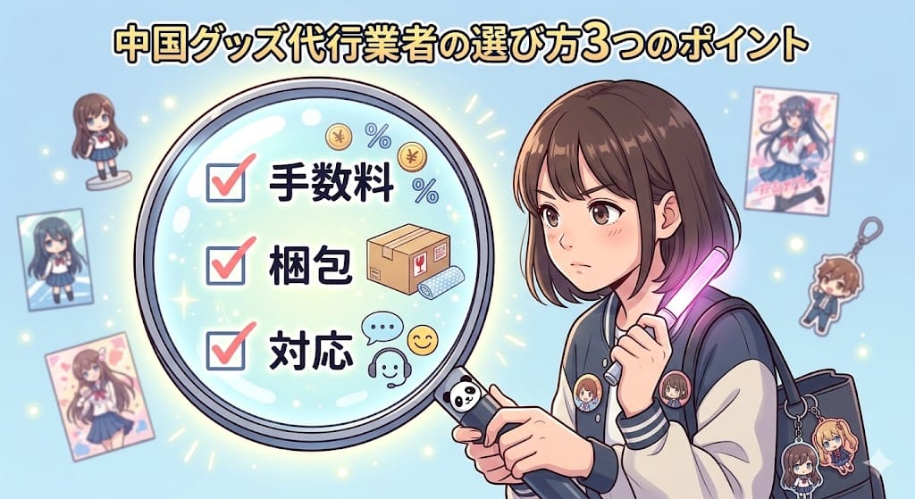 中国グッズ代行業者の選び方3つのポイント