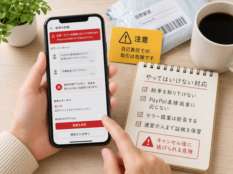 PayPal直接返金を断るべき理由