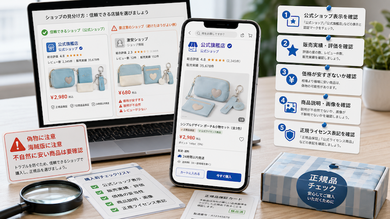 中国グッズ正規品の見分け方