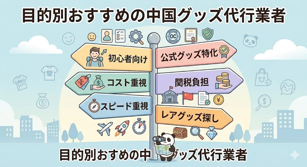 目的別おすすめの中国グッズ代行業者