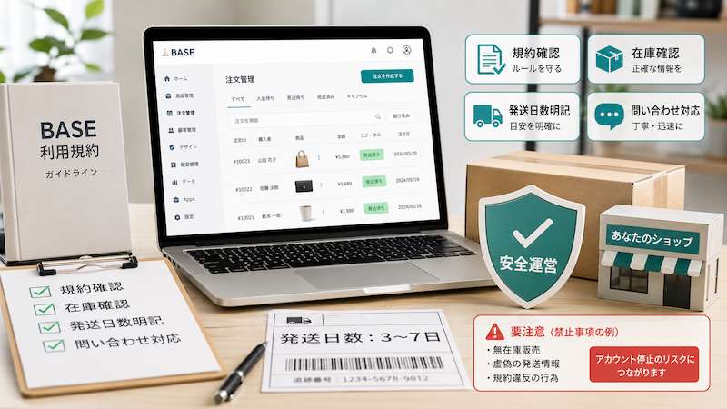 BASEでの無在庫販売のルール