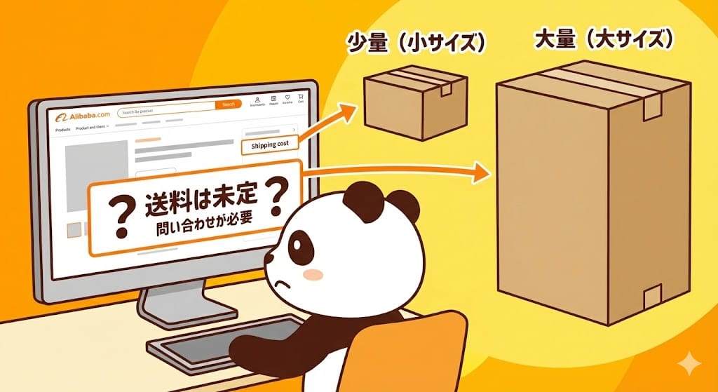 アリババで送料が表示されない理由と仕組み