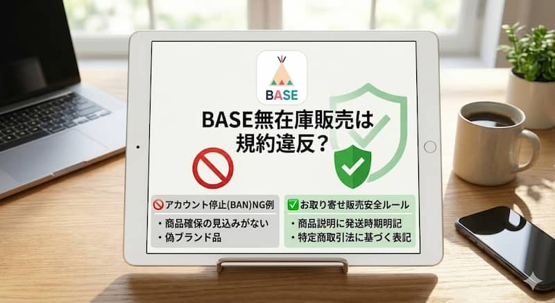 BASEの無在庫販売規約とアカウント停止を防ぐ安全な運用ルール