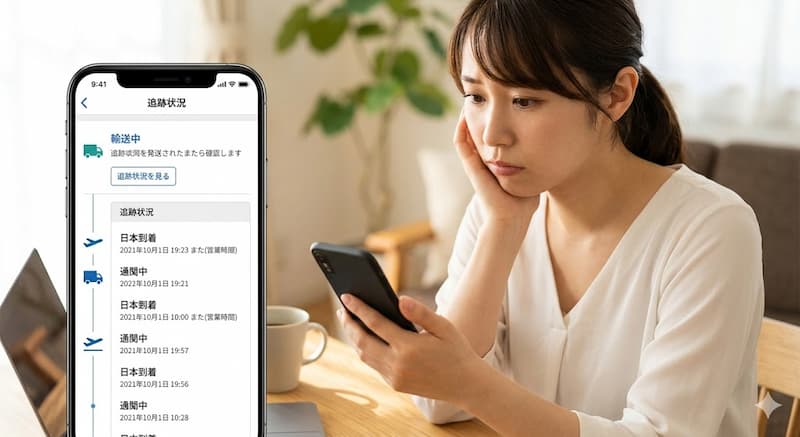 SHEINの追跡情報が動かない時のステータスの見方と到着目安