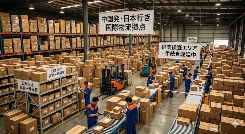 SHEINの配送が遅れる主な原因と中国から日本への物流の流れ