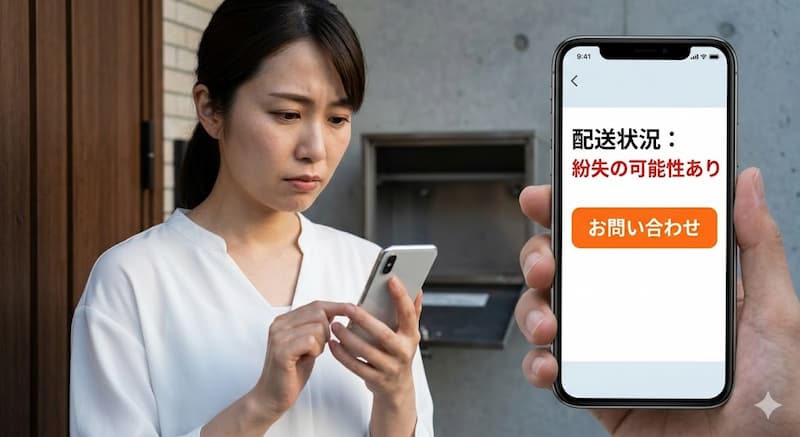 届かない時の問い合わせ手順