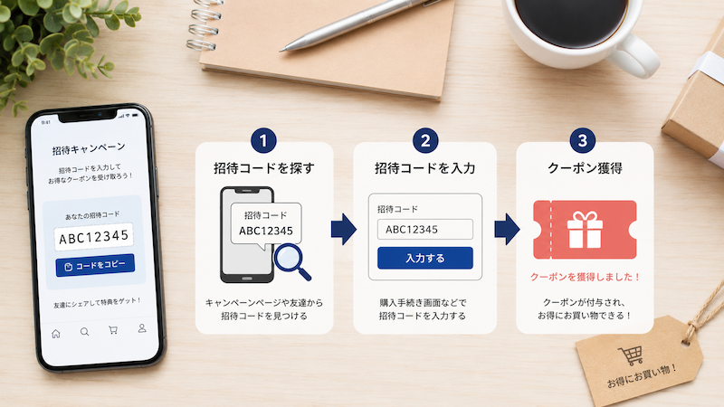 アリエクの招待コードのもらい方