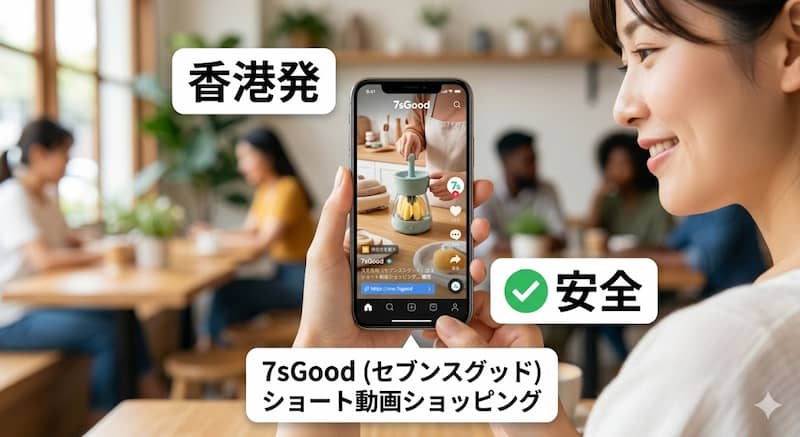 香港発の動画ショッピングアプリ7sGood(セブンスグッド)