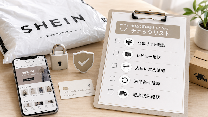 SHEINの安全な買い方チェックリスト