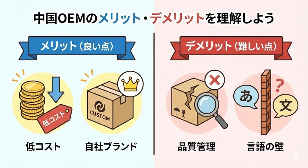 中国OEMの種類比較