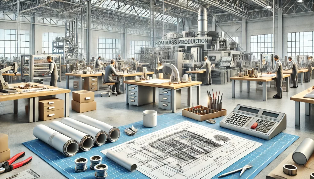 サンプル製作から量産までの流れ