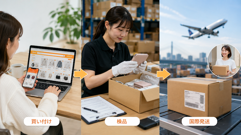 タオバオ代行の買い付け・検品・国際発送の流れ