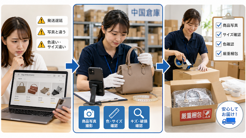 タオバオ代行の検品指示とトラブル対策